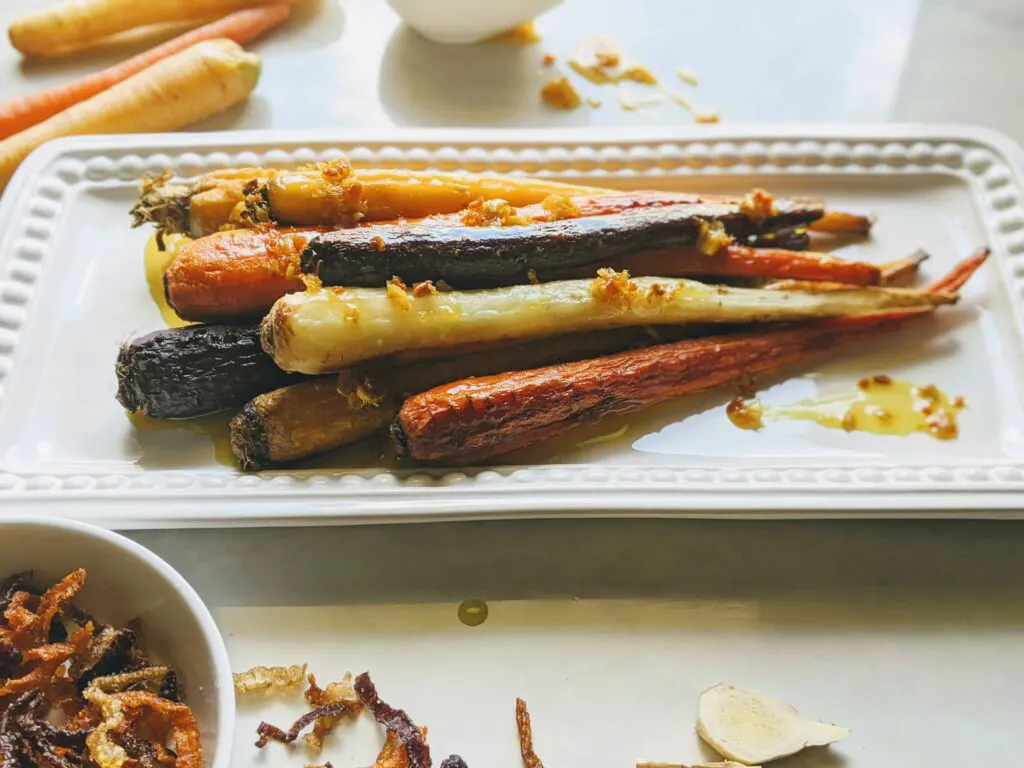 Rainbow-Carrots-with-Ginger-Maple-Butter