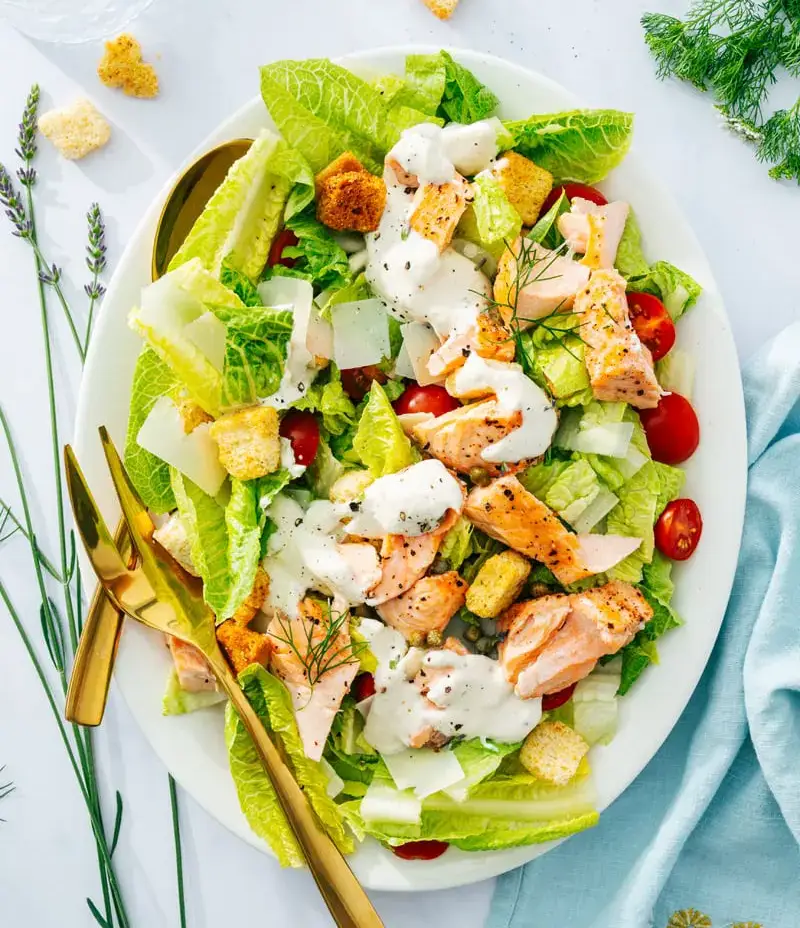 Salmon-Caesar-Salad