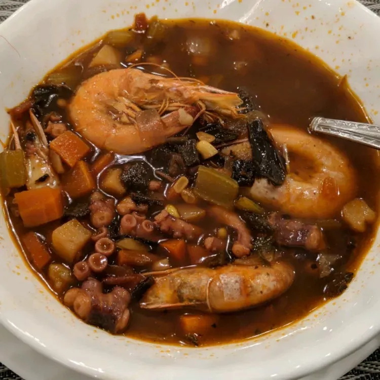 Shrimp-and-octopus-soup