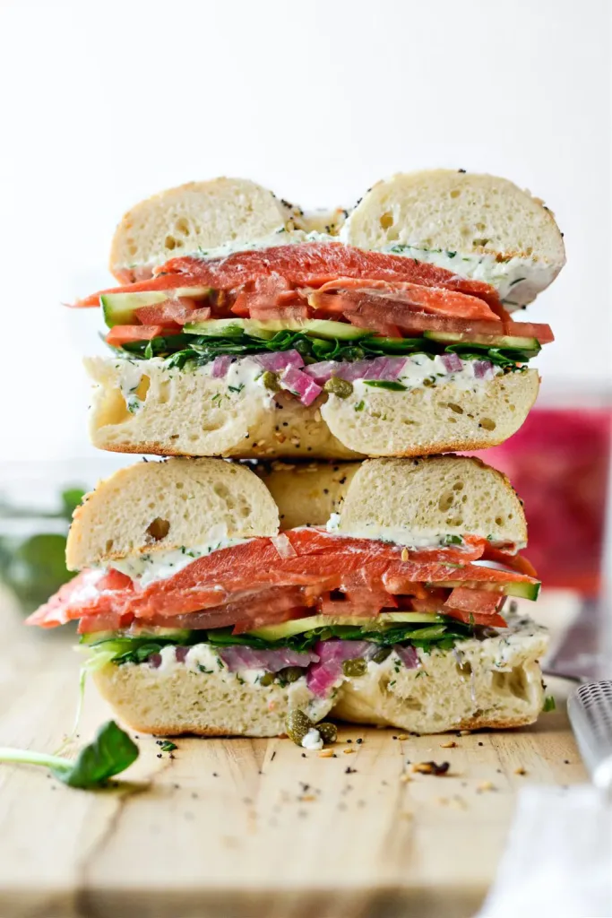 Smoked-Salmon-and-Cream-Cheese-Bagelwich