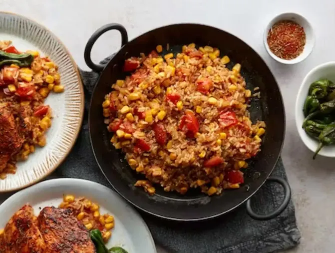 Spanish-Turkey-and-Rice-Paella