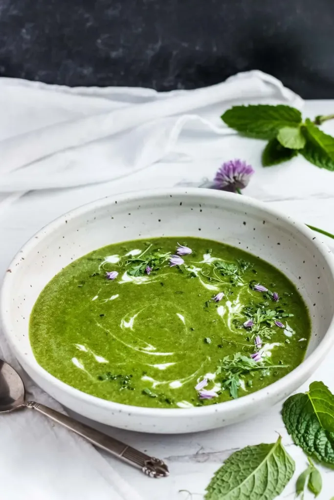 Spinach-Mint-Soup