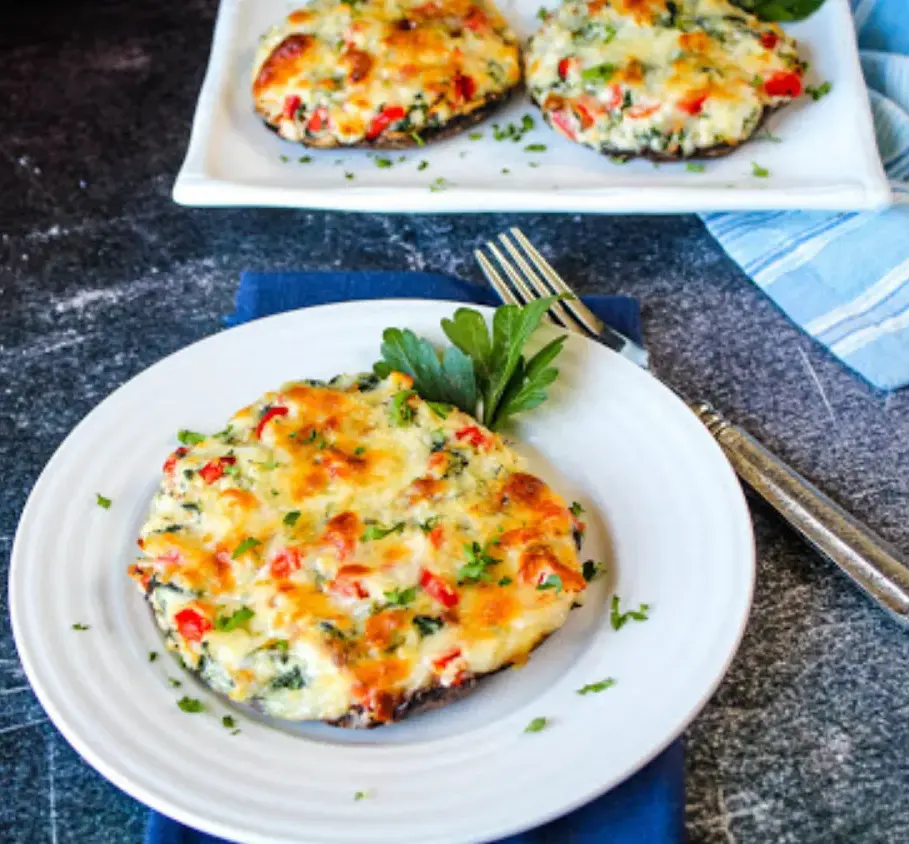 Spinach-and-Ricotta-Stuffed-Portobello-Mushrooms