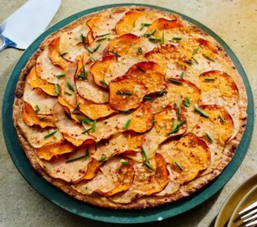 Sweet-potato-and-Cranberry-Galette