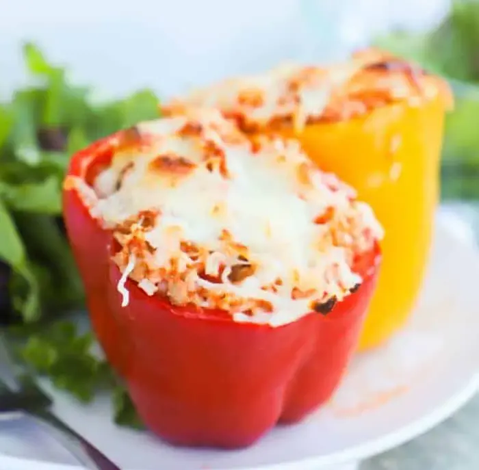 Turkey-and-Rice-Stuffed-Peppers