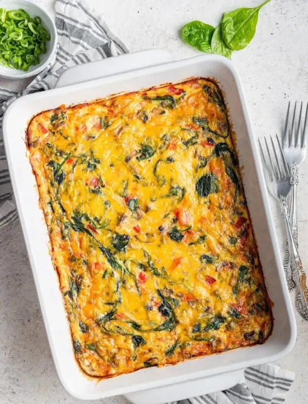 Vegetable-and-Hash-Brown-Egg-Casserole