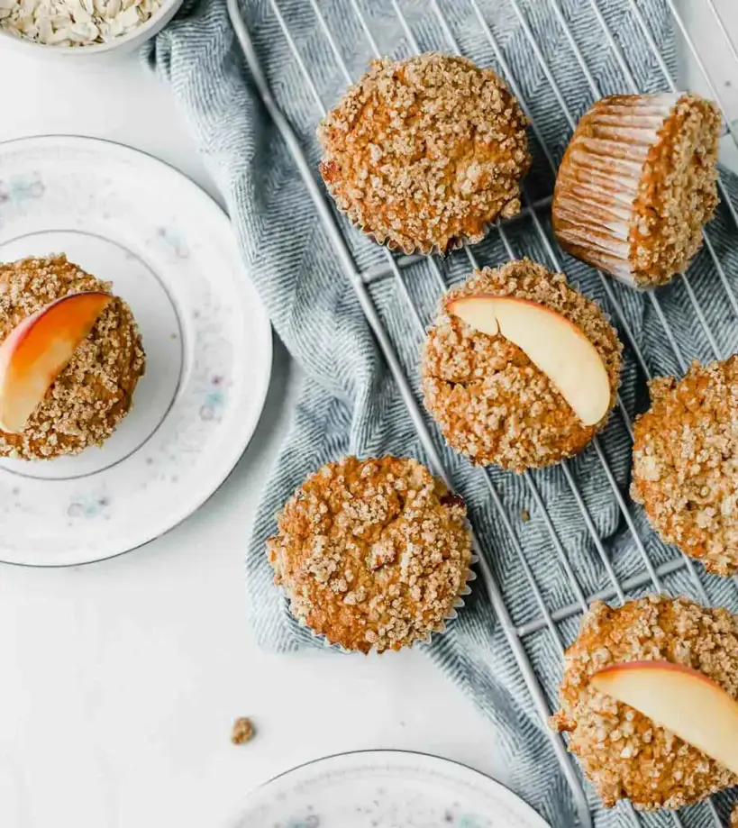 Wholesome-Peach-Oat-Muffins