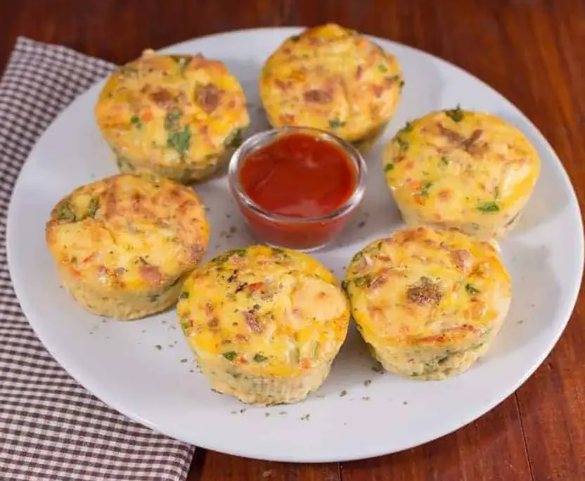 air-fryer-sausage-and-egg-muffins