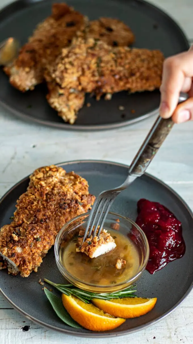 almond-crusted- turkey-cutlets