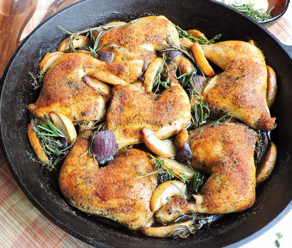 apple-herb-roast-chicken