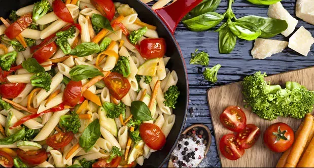 baby-corn-pasta-and broccoli-salad