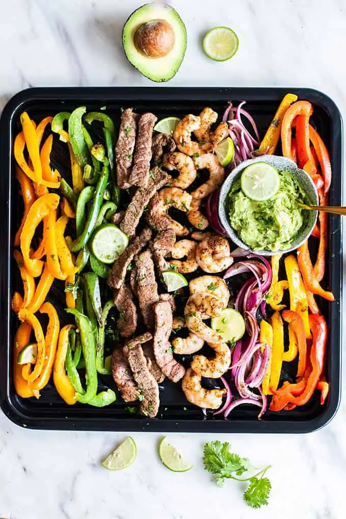 beef-and-shrimp-fajitas