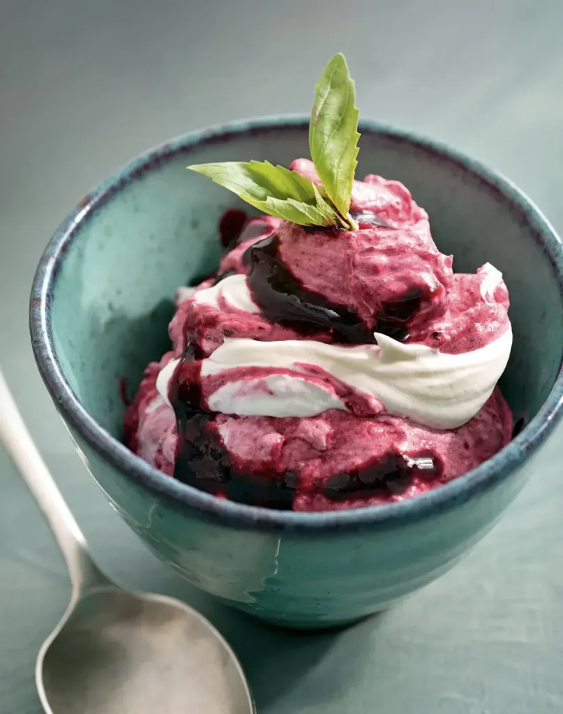 blackcurrant-and-basil-fool