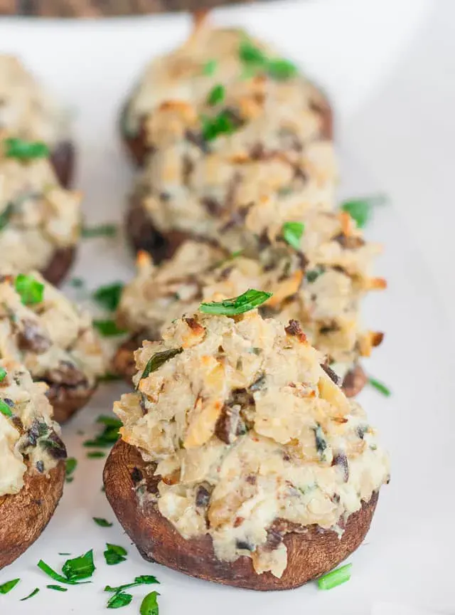 blue-cheese-and-walnut-stuffed-mushrooms