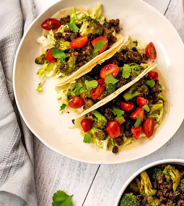 broccoli-and-black-bean-tacos