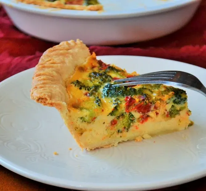 broccoli-and-red-pepper-quiche