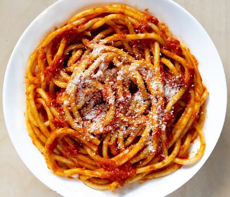 bucatini-with-butter-anchovy-tomato-sauce