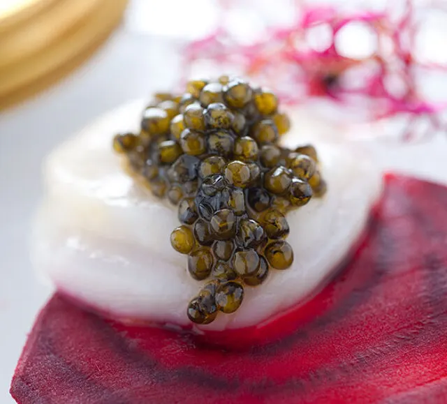 caviar-and-beetroot-carpaccio