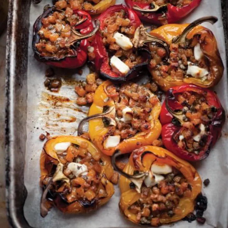 caviar-and-goat-cheese-stuffed-peppers