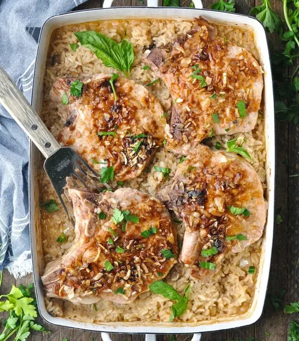 country-pork-chop-and-rice-bake