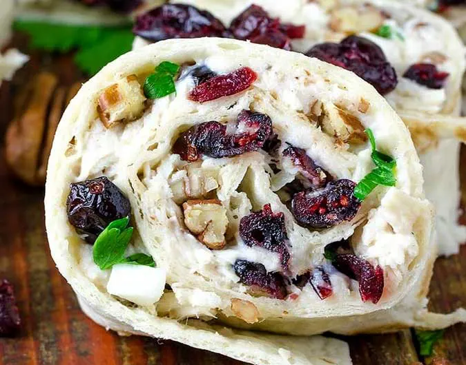 cranberry-pecan-chicken-salad-wraps