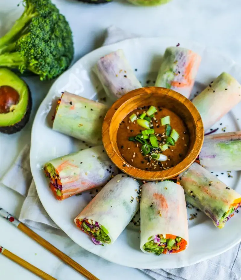 daikon-and-mushroom-spring-rolls