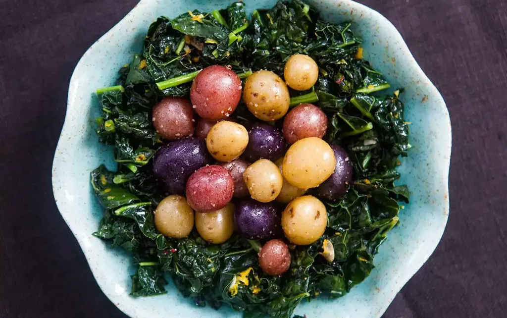 dinosaur-kale-with-baby-potatoes