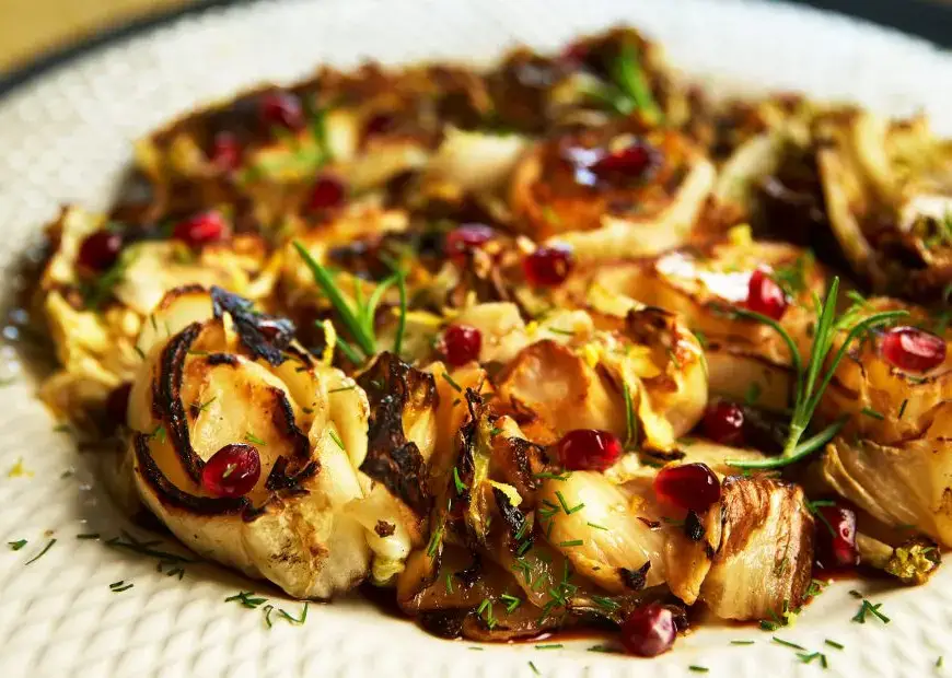 grilled-savoy-cabbage-with-lemon-and-herbs