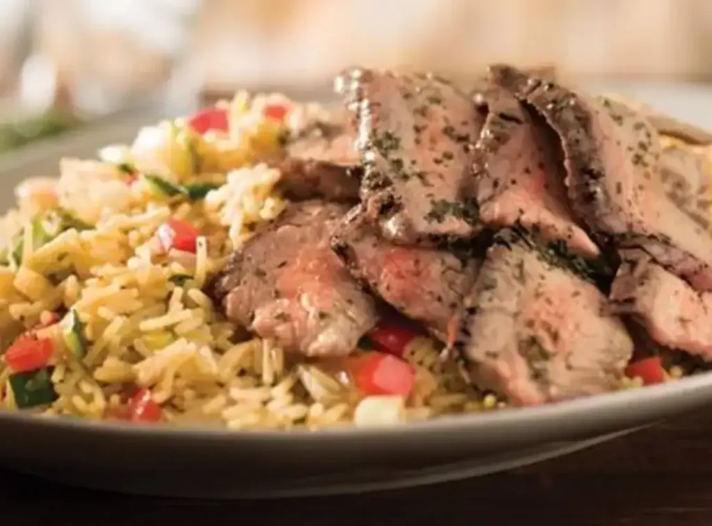 grilled-steak-with-summer-vegetable-rice