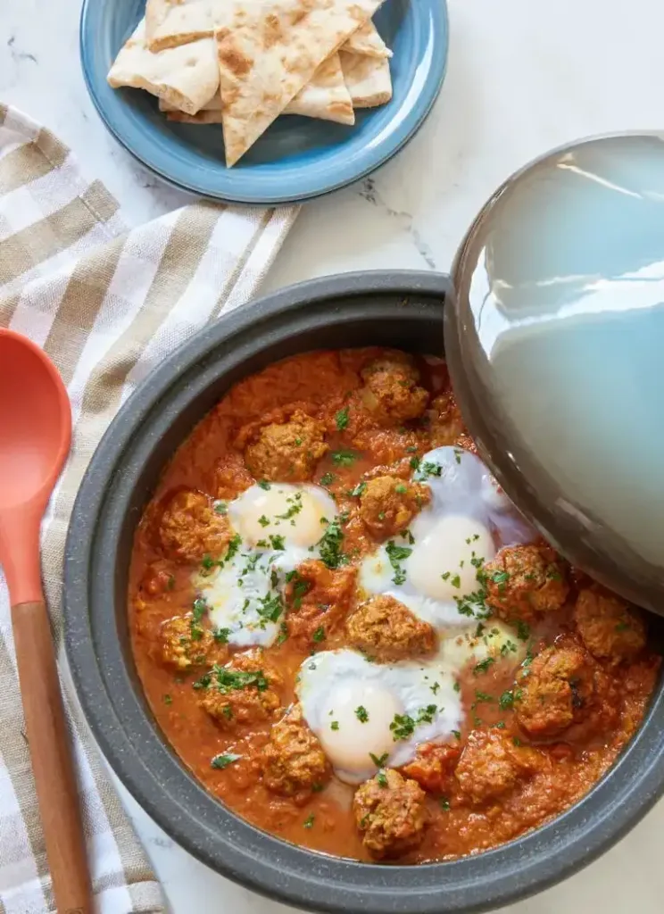 kefta-and-egg-tagine-with-tomatoes