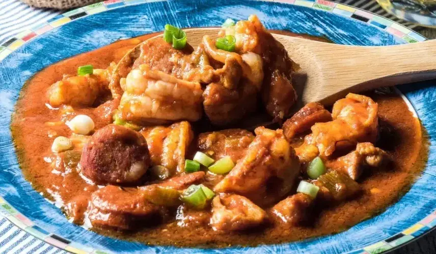 keto-chicken-shrimp-gumbo-with-sausage