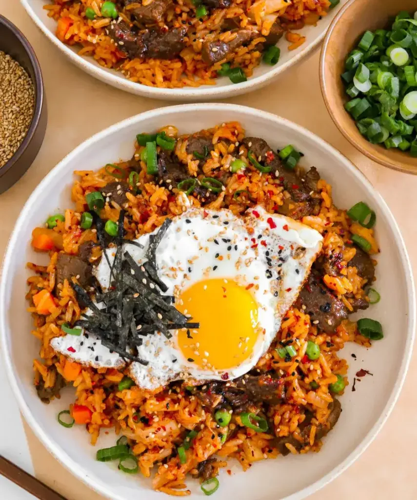 korean-bulgogi-beef-with-kimchi-fried-rice