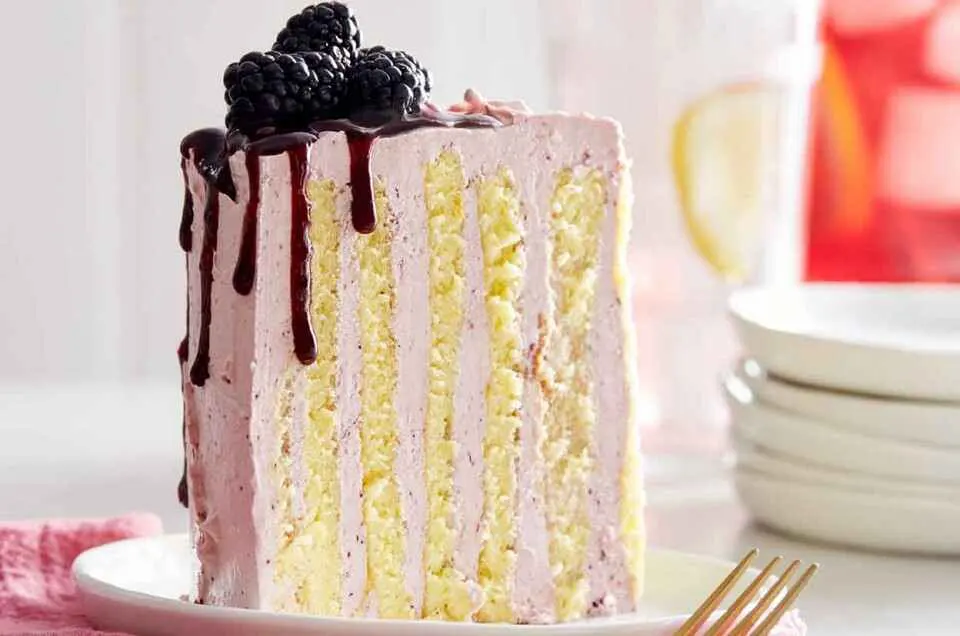 lemon-and-blackcurrant-stripe-cake