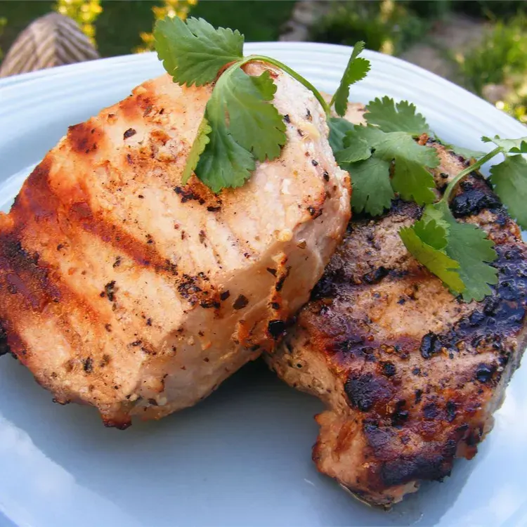 lemon-herb-grilled-pork-chops