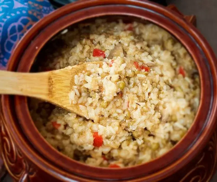 mung-bean-and-mushroom-risotto