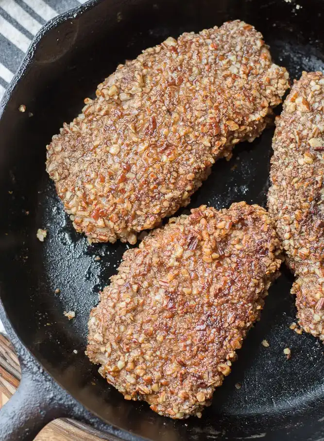 pecan-crusted-pork-chops