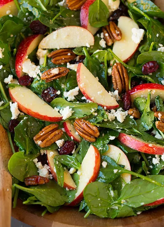 pecan-spinach-salad-with-feta