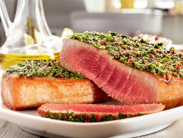 pesto-crusted-tuna-steaks