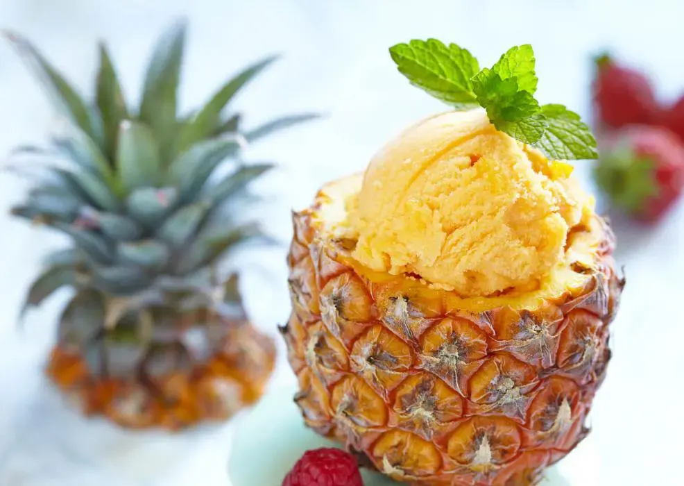 pineapple-sorbet