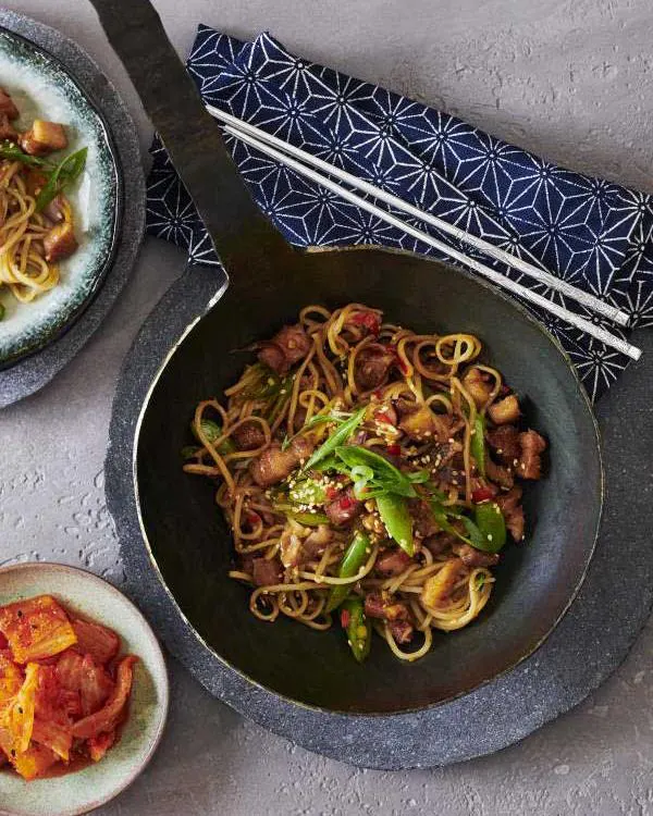 pork-belly-stir-fry-with-noodles