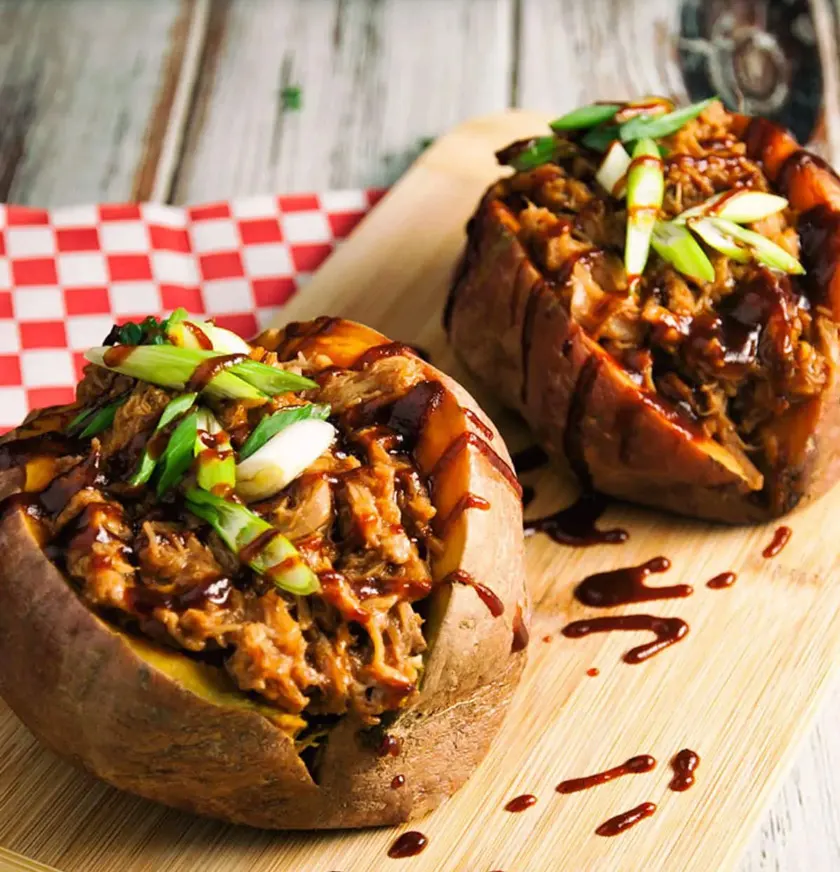 pulled-pork-stuffed-sweet-potatoes