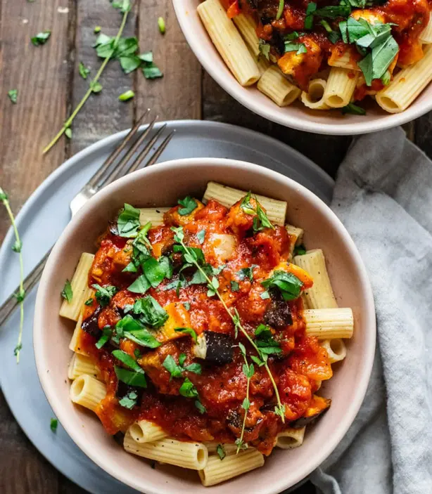 roasted-eggplant-pasta