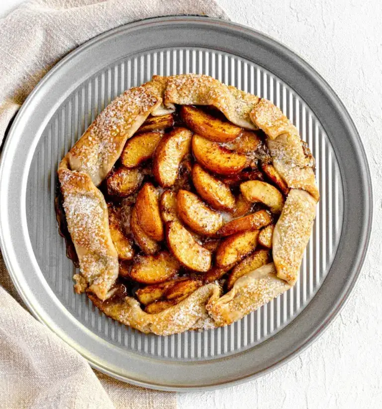 rustic-peach-galette-bliss