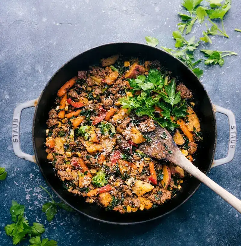 sausage-and-veggie-skillet