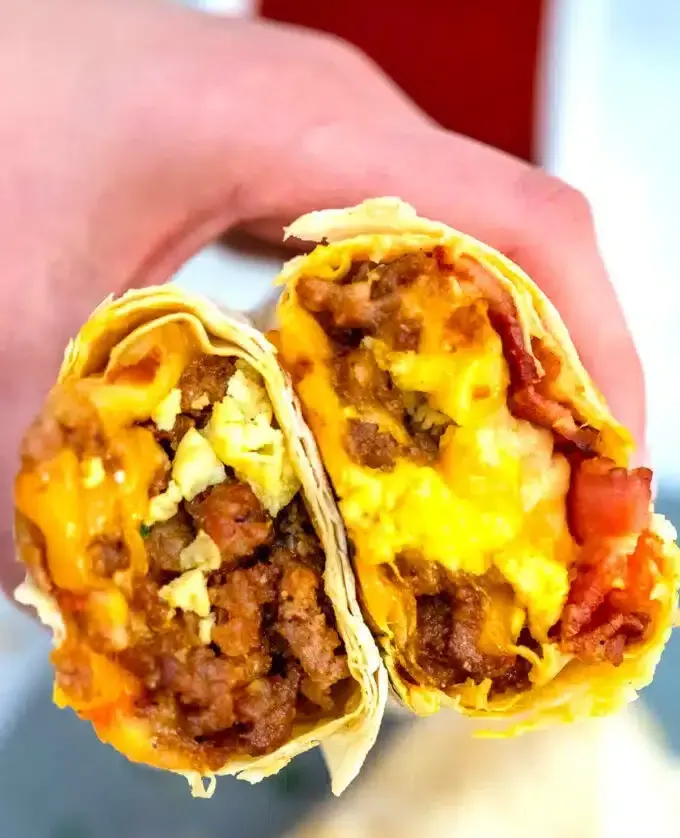 sausage-egg-and-cheese-breakfast-burrito