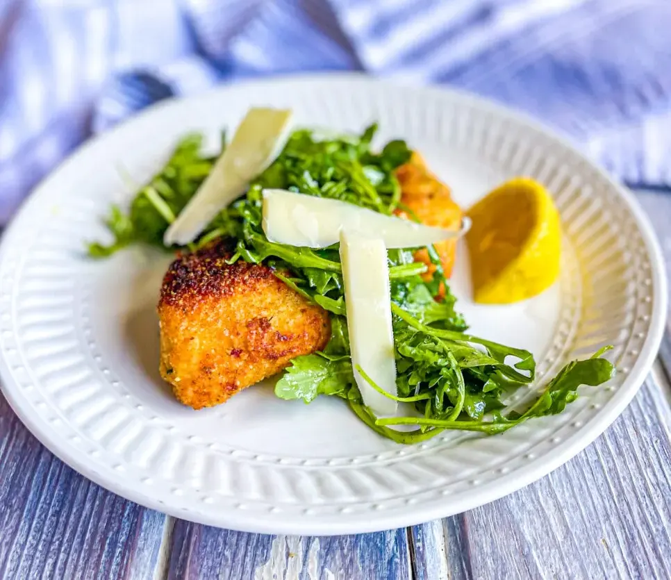 sauteed-parmesan-walleye-with-arugula-salad