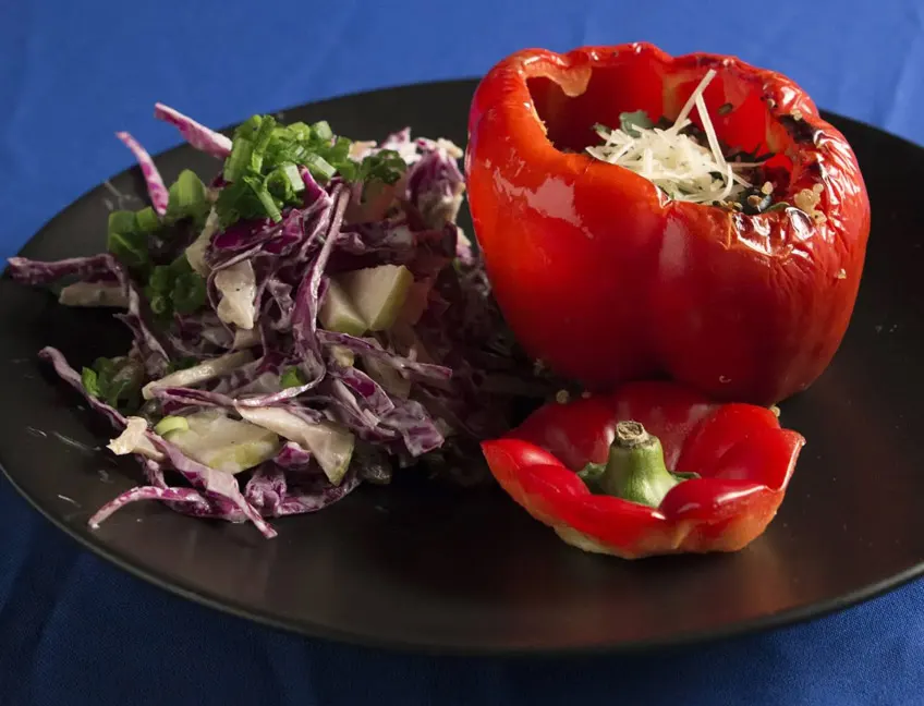 savoy-cabbage-and-quinoa-stuffed-bell-peppers