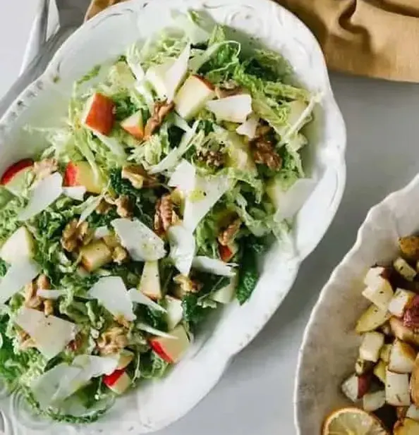 savoy-cabbage-slaw-with-apples-and-cranberries