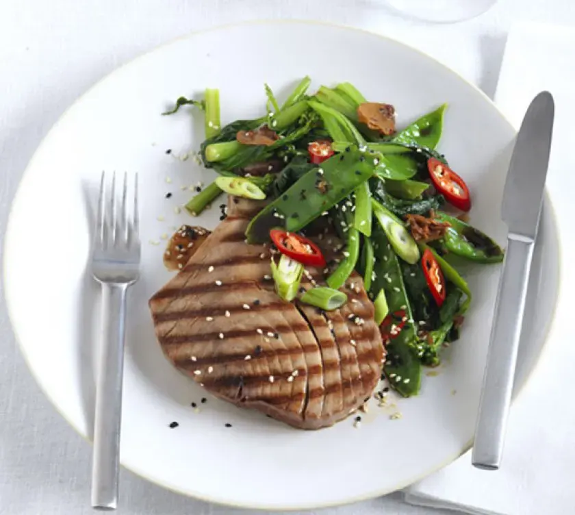 soy-ginger-glazed-tuna-with-stir-fried-vegetables