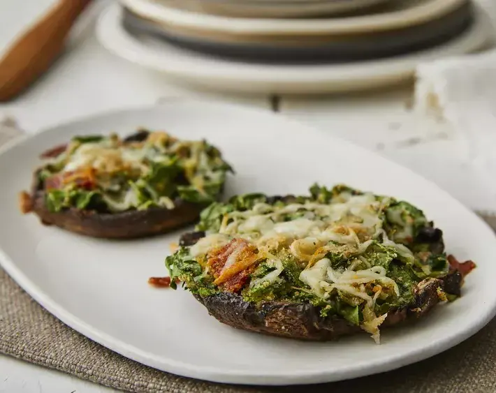 spinach-and-mushroom-stuffed-portobello-mushrooms